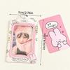 Korea 3 Inch Photocard Holder Kpop Card Keychain Pendant Idol Card Holder Bus Bank Id Card Cover Student Supplies