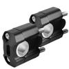 2pcs Aluminum Alloy 28mm Motorcycle Handlebar Handle Bar Mounting Clamps Riser Black