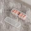 Контейнер для хранения свежих продуктов в холодильнике с вентиляционными отверстиями для фруктов, овощей и мяса - Безопасен для морозильной камеры и микроволновой печи.