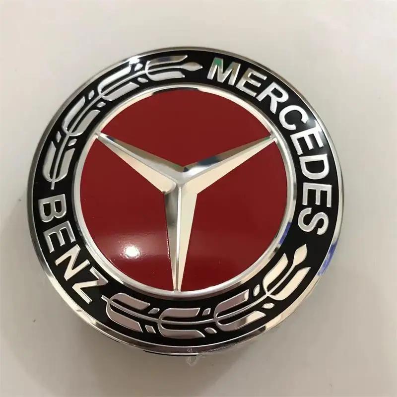 WXUKM1 C200 E200 For Mercedes Benz 1pcs/set 75mm Car Wheel Center Hub Caps Cover for Mercedes Benz B/C/E/S Class A Class C200L GLC GLK