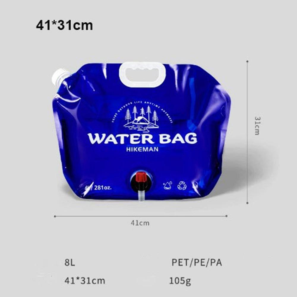 Portable Folding Water Bucket Bag 2.5L/8L Large Capacity Water Container Camping Supplies