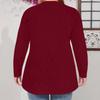 Women's Fashion Casual Plus Size Solid Color Long Sleeve Jacket