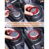 Savadicar CKT01 Billet Aluminum Control Knob Trim Sets, Headlight/4WD/HVAC Climate Control Knob Ring Bezels, Air Conditioner/Radio Switch Cover for