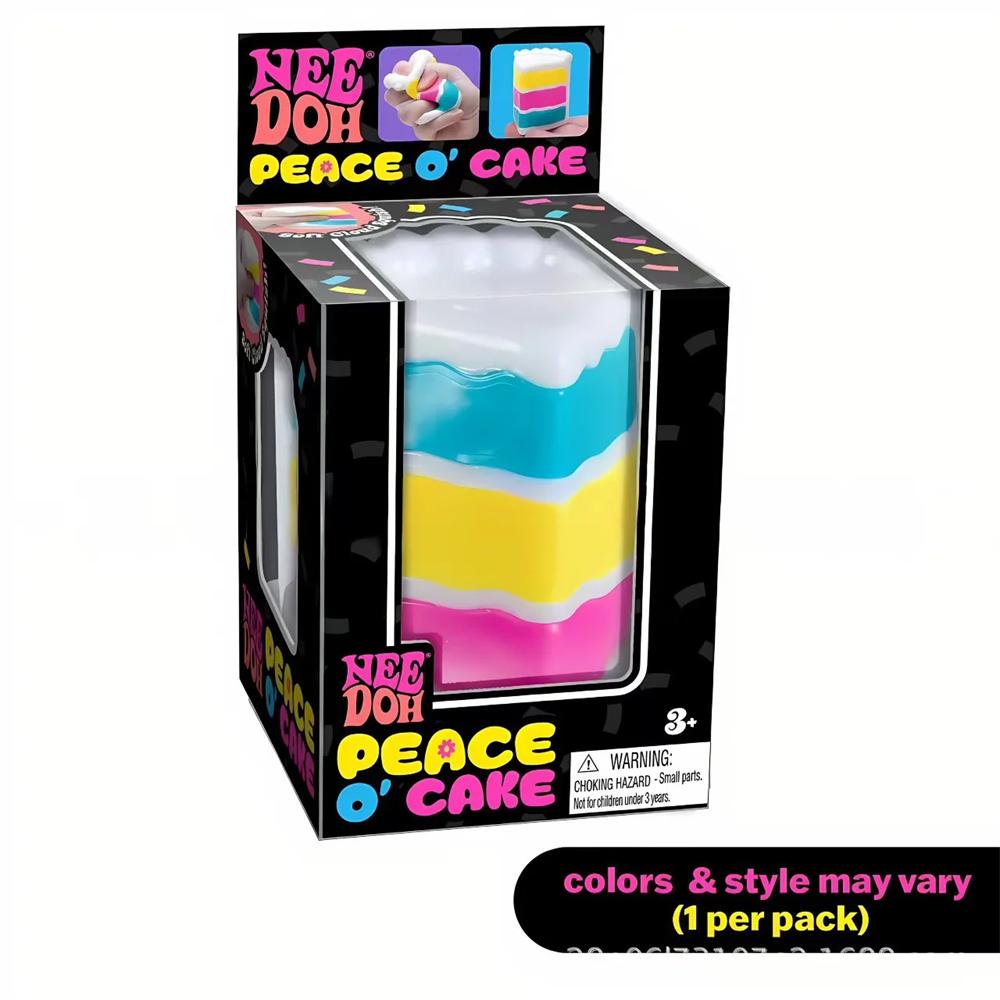 Schylling Needoh Nice Cube Сенсорный Nice-Sicle Снятие Стресса Мягкий Куб Против Тревоги Сжимаемый Объект Для Концентрации Популяция С СДВГ