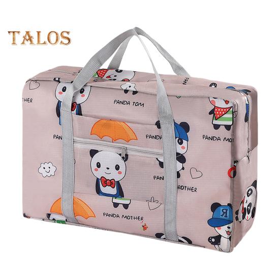 Складная дорожная сумка-тоут для ручной клади, водонепроницаемая переносная сумка для хранения с застежкой-молнией