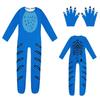 Boys Girls Derpy Tiger Jumpsuit Cosplay Unisex Animal Cartoon Cosplay Costume For Halloween PurimDaWangCos