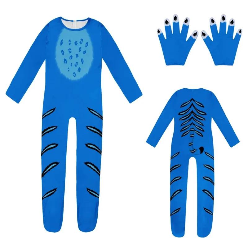 Boys Girls Derpy Tiger Jumpsuit Cosplay Unisex Animal Cartoon Cosplay Costume For Halloween PurimDaWangCos