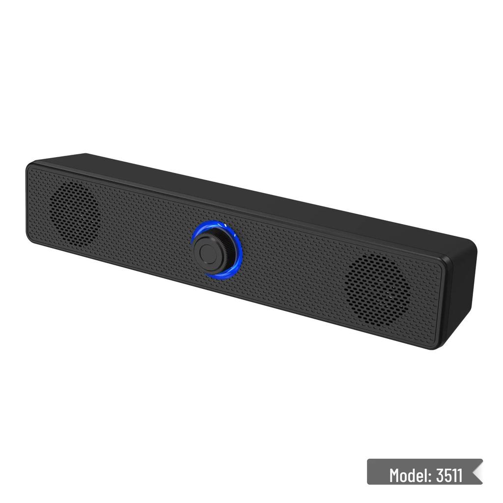 E3511 Long Strip Bluetooth Speaker with USB Wired Option and YSD-1002D Knob for Enhanced Bass