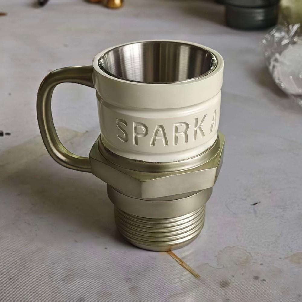 Unique Spark Plug Mug Automotive Automotive Themed Mug Industrial Coffee Cup Coffee Drinking