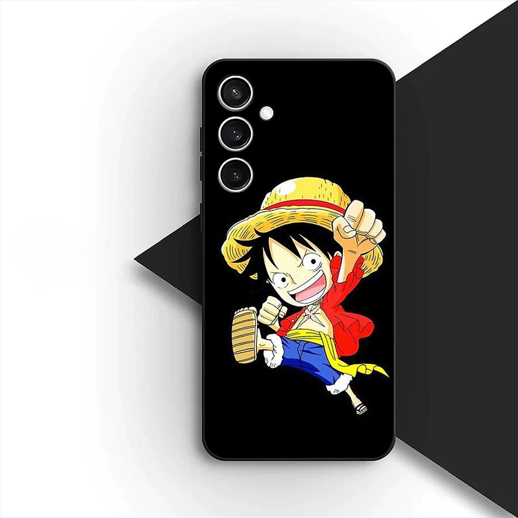 for Samsung Galaxy S10 S8 S9 Plus A33 A34 A31 70 A71 A72 Note 20 9 8 S10E Phone Case One Pieces Luffy Roronoa Zoro Jinbe Sanji