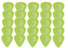 Celluloid D'Addario Cell-Glo Glow-in-the-Dark Picks, 0.50mm, Standard, 1CCG2-25, 25-Pack
