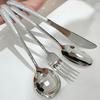 Elegant 304 Stainless Steel Tableware Home Western Restaurant Hammer Pattern High-end Steak Knife Spoon Fork