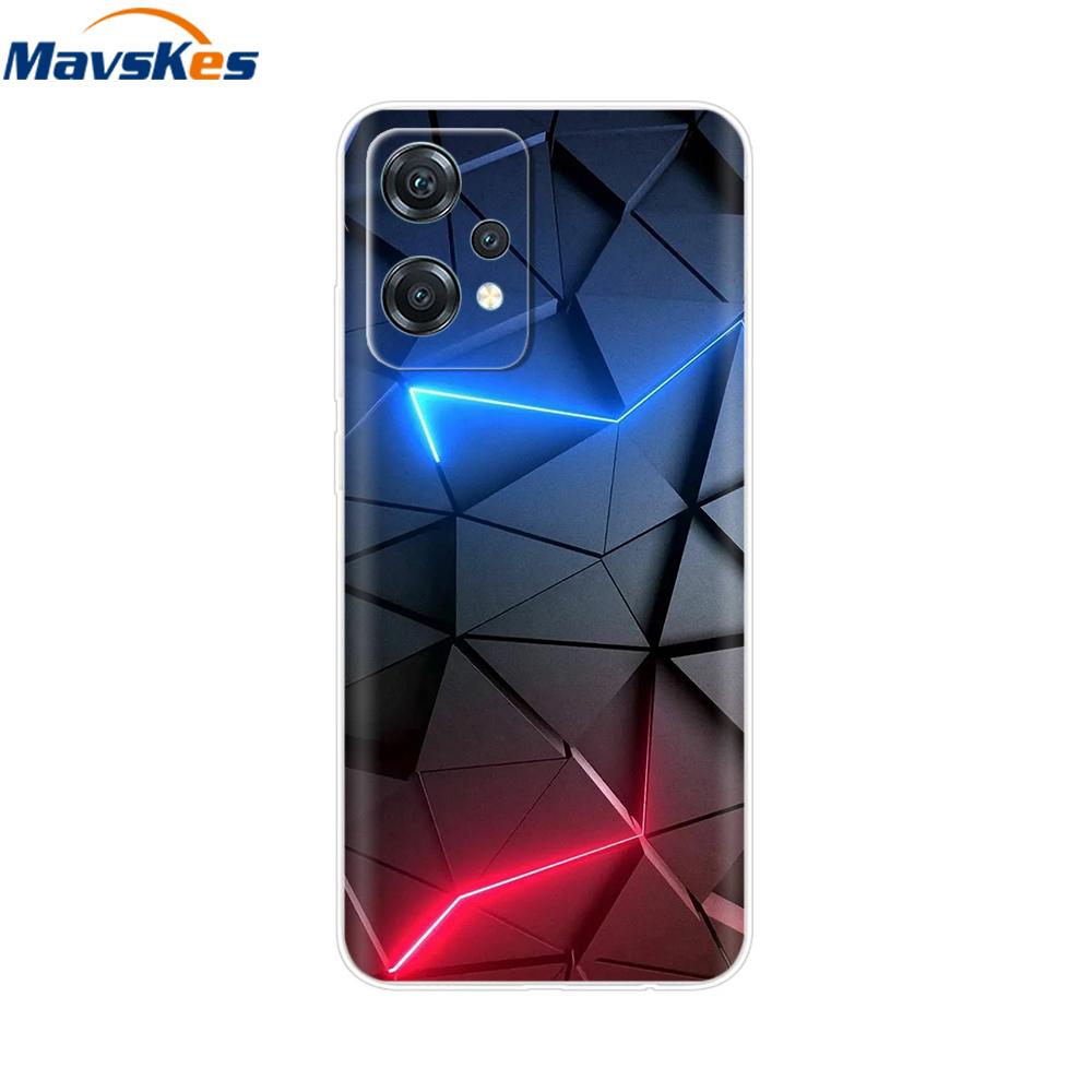 Чехол-бампер для OnePlus Nord CE 2 Lite 5G, Чехол для OnePlus Nord 2T, Мраморный, Прозрачный, Мягкий, Прозрачный силиконовый чехол для телефона, Funda Bumper