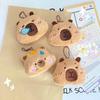 Creative Capybara Keychain Lovely Cartoon Pendant Funny Mini Fashion Keychain Kawaii Backpack Decoration Accessories Gifts