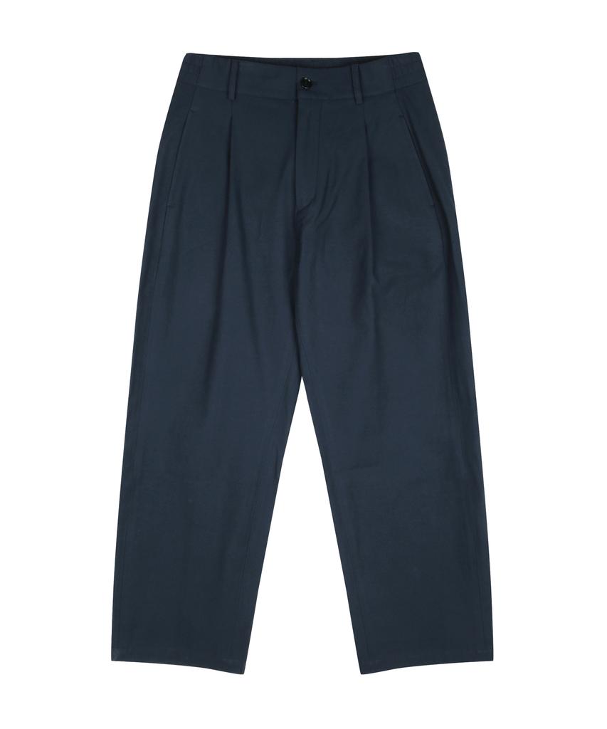 YOUNEEDGARMENTS One-Pleat Volume Pants (Navy)
