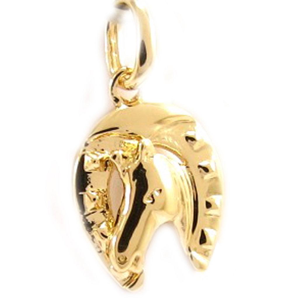 Les Trésors De Lily [L4389] - Позолоченный кулон «Подкова»