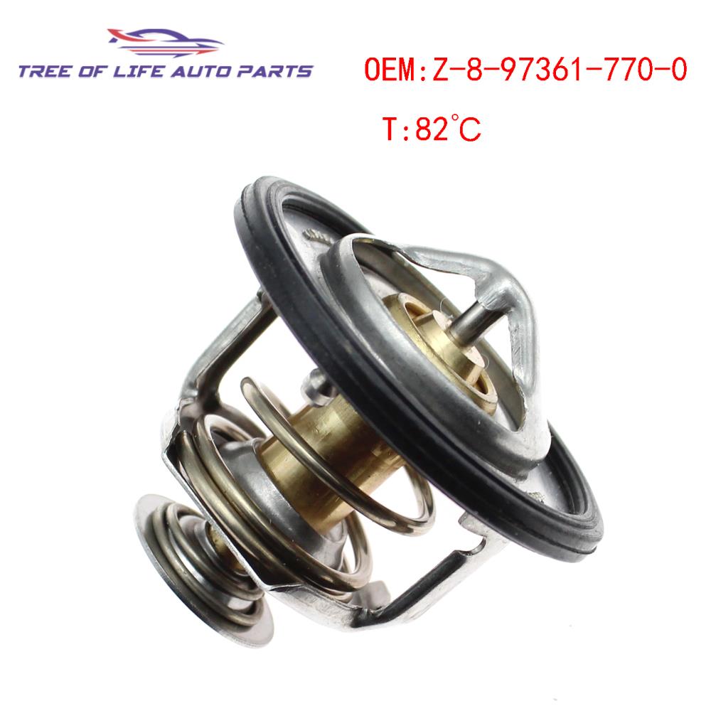 Термостат охлаждения двигателя Z-8-97361-770-0 82°C Для Isuzu 4JB1 4JG2 Дизельный вилочный погрузчик Пикап Z-8-94382-546-0 8973617700
