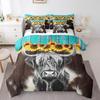 Erosebridal Rustic Farmhouse Comforter Set 7 Pcs Queen,Retro Cabin Lodge Down Comforter,Hunting Bear Deer Bed in a Bag,Country Maple Leaves