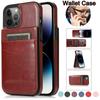Magnetic Flip Wallet Leather Case for iPhone 16 15 14 13 12 Pro Max Xs Max Xr Samsung S25 S24 S23 S22 S21 Ultra Plus FE A16 A15 A55 A14 A13 A54 A53