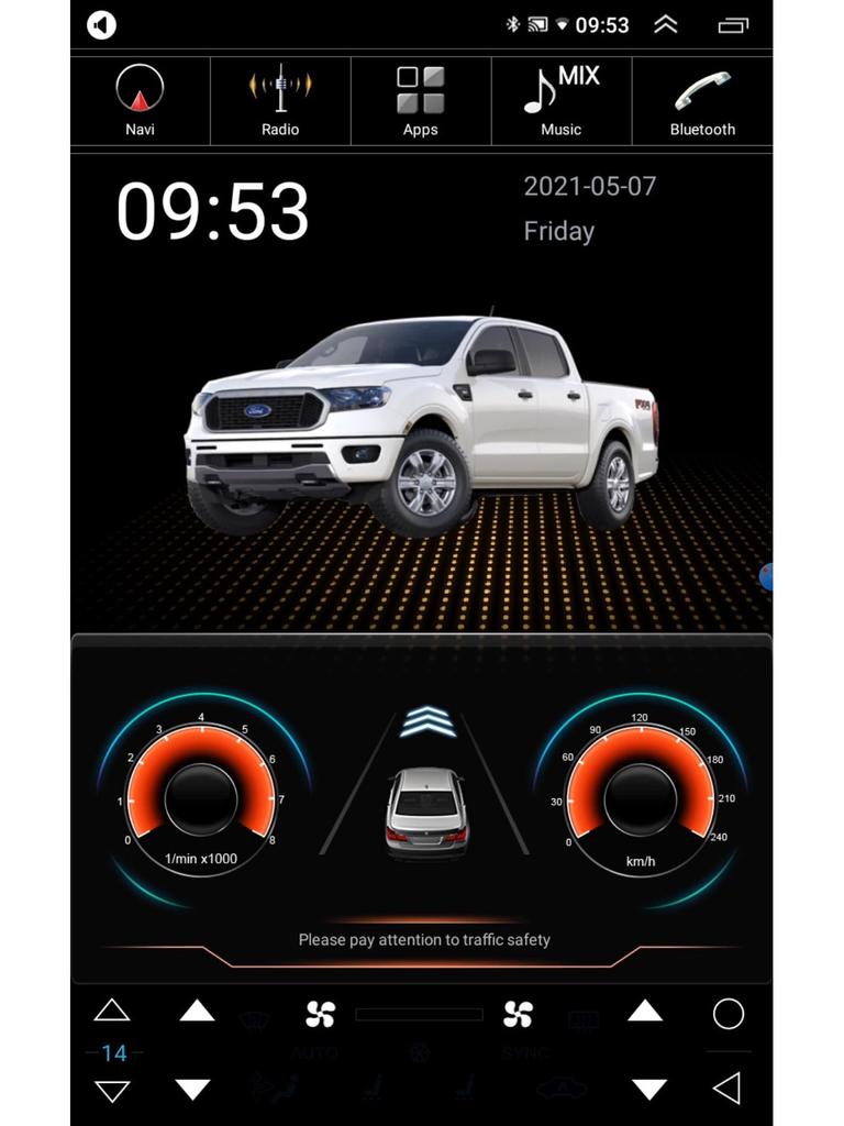 Android 10 17 Koleos 10.4-inch 32GB Large Screen GPS Navigation with All-Netcom 4G.