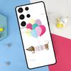 Cartoon Dachshund Sausage Dog Phone Case For Samsung Galaxy S23 S22 Ultra Note 20 10 S8 S9 S10 Plus S20 FE S21 FE Cover