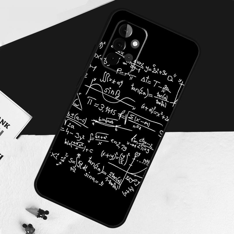 Mc2 With E=mc Math Case For Samsung Galaxy A14 A55 A06 A05 A36 A26 A16 A54 A34 A22 A32 A52 A35 A15 A53 A13 A56