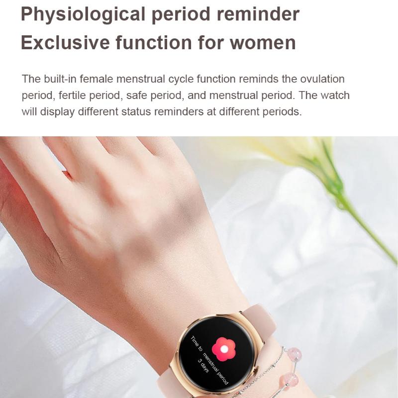 2025 Новые женские модные умные часы Женские AMOLED HD экран GPS Пульсометр Звонки по Bluetooth Водонепроницаемые Уличные умные часы для Xiaomi