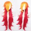 Miss Fortune Cosplay Wig Game LOL Star Guardian Miss Fortune Long Red Yellow Heat Resistant Synthetic Hair Anime Wigs + Wig Cap