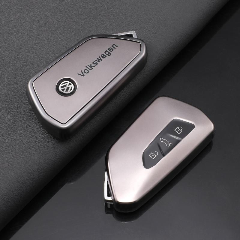 HAT1 Fashion TPU Car Smart Remote Key Fob Case Cover Protector Shell Bag For VW Volkswagen Golf 8 MK8 2020 Keyless Keychain Accessory
