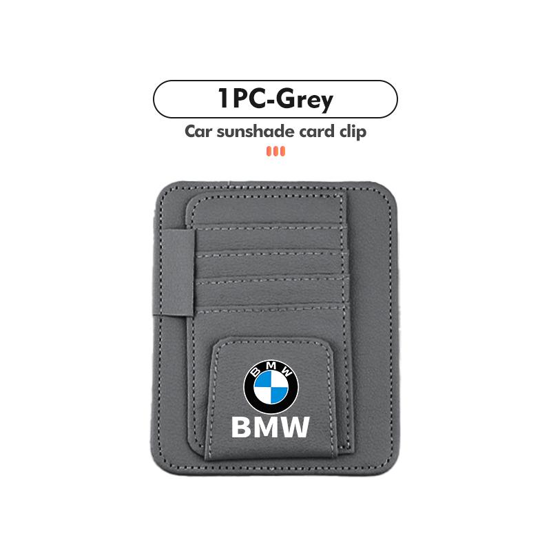 XKUGH1 For BMW New 2025 For BMW Car Sunshade Card Package Holder Sunglasses Ticket Card Clip Accessory X1 X3 X5 E39 E46 E90 F20 E60 F30