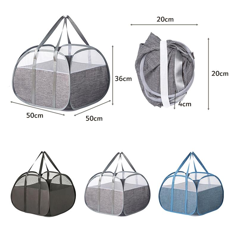 90 л складная корзина для белья складная выдвижная корзина для белья с усиленными ручками для переноски для прачечной ванной комнаты общежития или путешествия