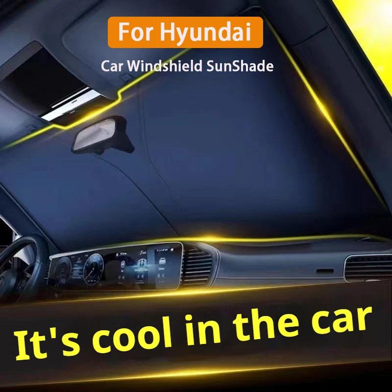 Для Hyundai Grandeur HG Седан Genesis G80 Santa Fe Grand SantaFe 2018 IX45 EQUUS Azera Автомобильный Козырек на Лобовое Стекло Защитная Накидка