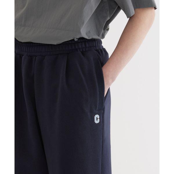 Covernat Ss25 Solid Color Logo Elastic Casual Pants Unisex pants Deep-Navy-Blue CO2501PT31DN