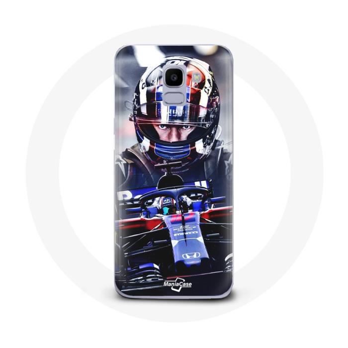 Coque pour Samsung Galaxy A6 2018 Formule 1 Pierre Gasly pilote automobile français de F1