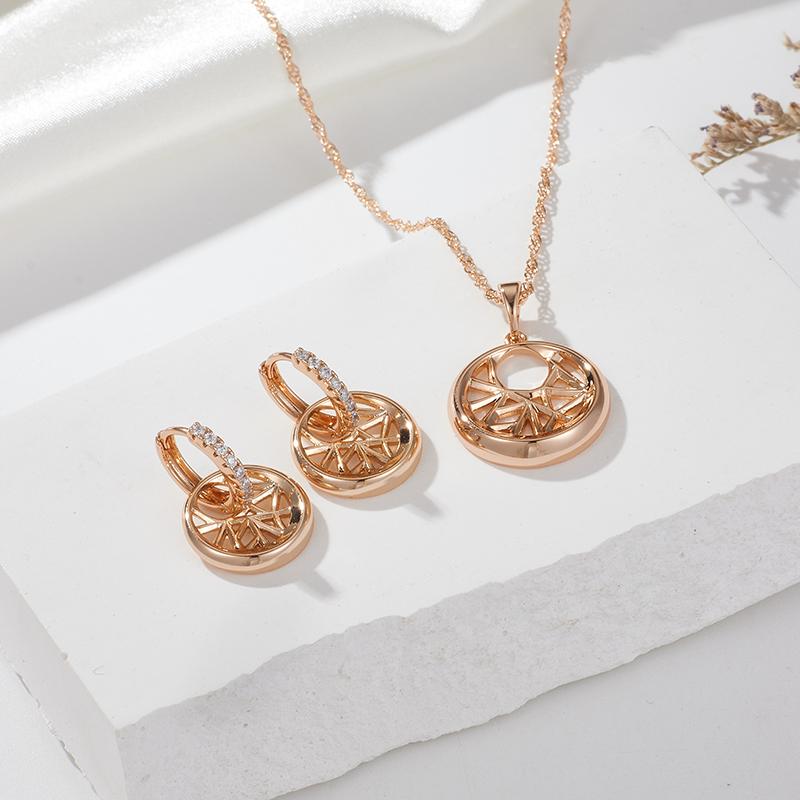 Длинные висячие серьги Kinel с резьбой и резьбой для женщин, повседневные украшения с кубическим цирконием