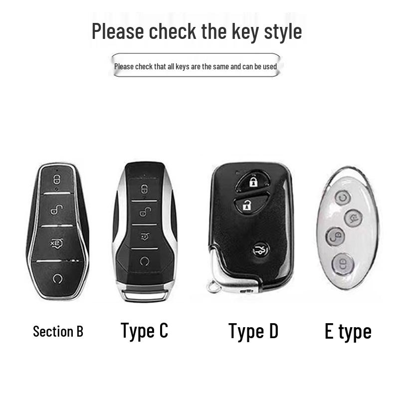 BYD Dolphin 22-24 Key Case: Compatible with Han, Song Plus, Tang DMI, Qin Pro, Yuan E2
