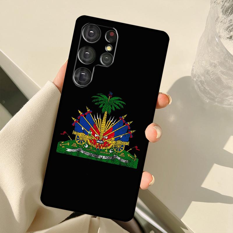 Чехол с флагом Гаити для Samsung Galaxy S22 Ultra S20 FE Note 20 Note 10 S8 S9 S10 Plus S21 Ultra Cover