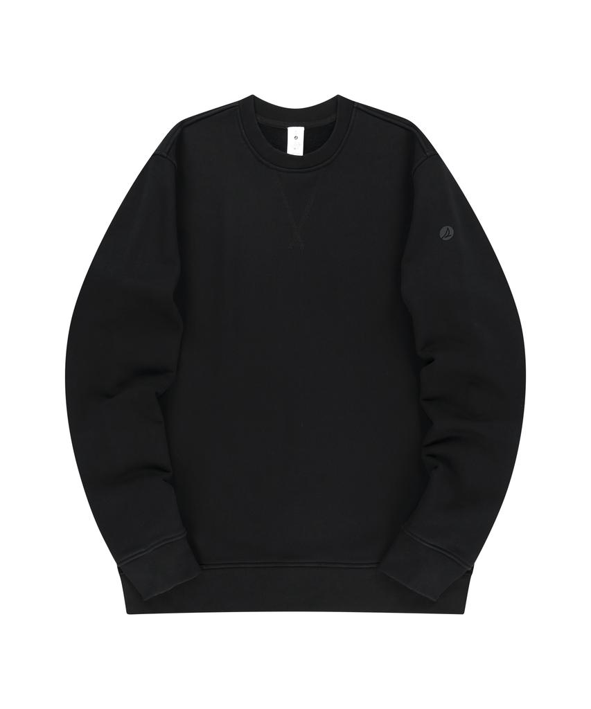 SPERRY Men'S Round Sweatshirt_Black [Sprm_0002]