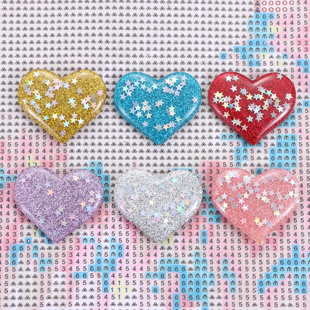 Multifunctional Diamond Painting Cover Holder Diamond Painting Tool Magnet Cover Core Heart-shaped