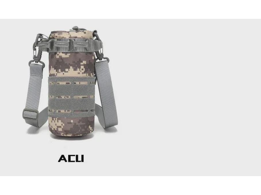 Тактический камуфляжный держатель для бутылки с водой Molle - Удобный держатель для ношения на поясе или на велосипеде