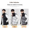 MiiOW Men's Stand Collar Padded Vest