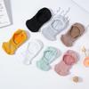 1 Pairs Women Summer Ultra-thin Invisible Boat Socks Breathable Lace Socks Spring