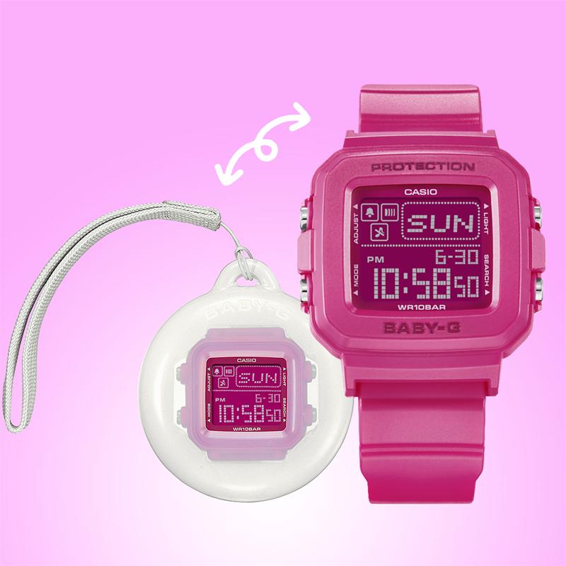 Casio Женские часы BABY-G Фиолетовые BGD-10K-2PR