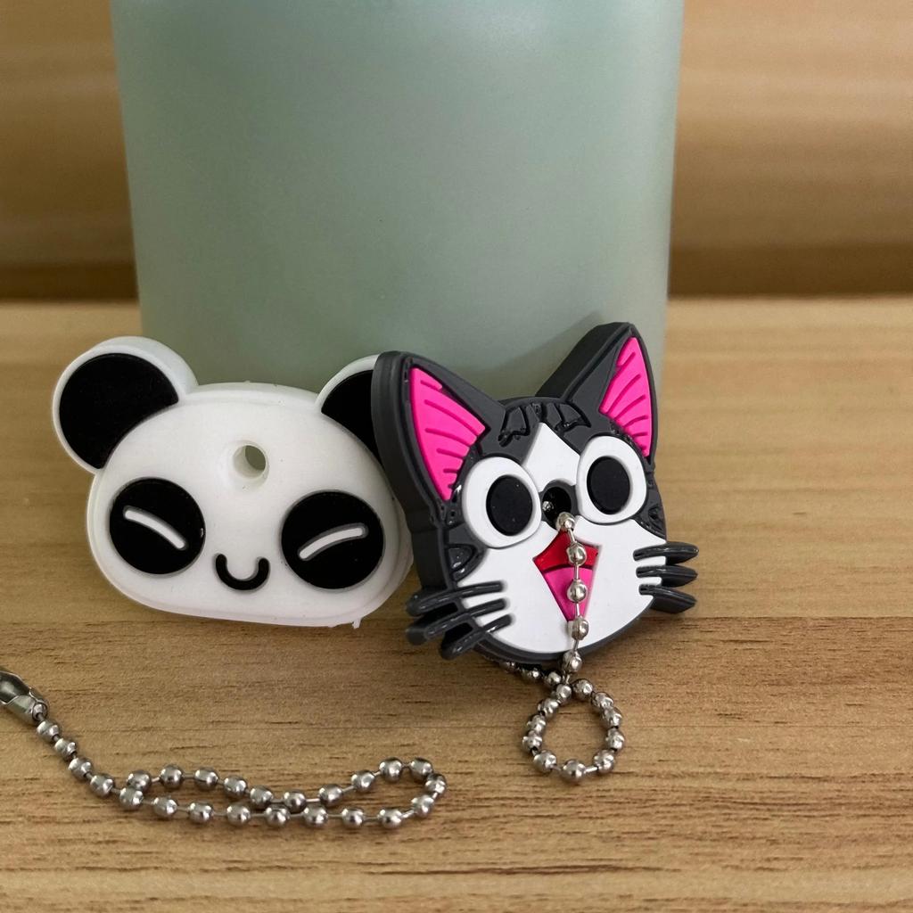 New Stitch Minnie Key Chains Spider Cartoon Keychain Cat Key Cover Caps Car Keychain Key Ring Holder Women