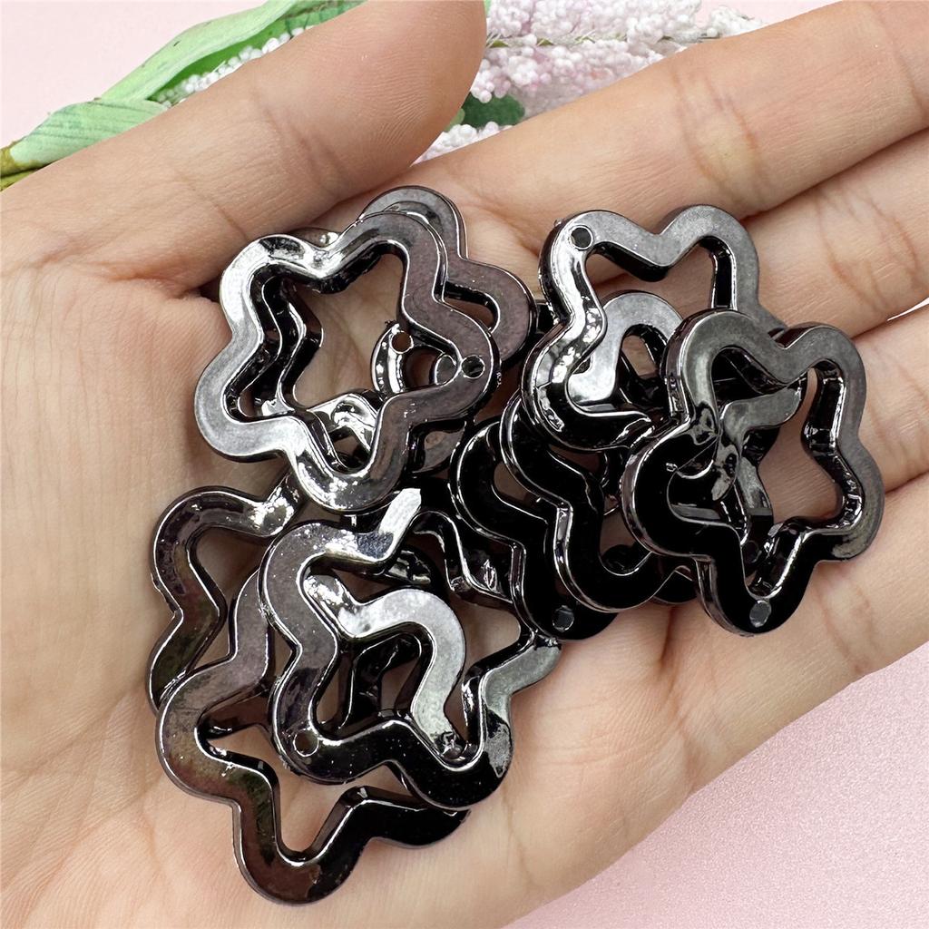 Аксессуары для украшений ручной работы DIY 10 шт. Подвеска-звезда для изготовления ожерелья, серег, россыпь бусин 30 мм, УФ-покрытие, модный акрил