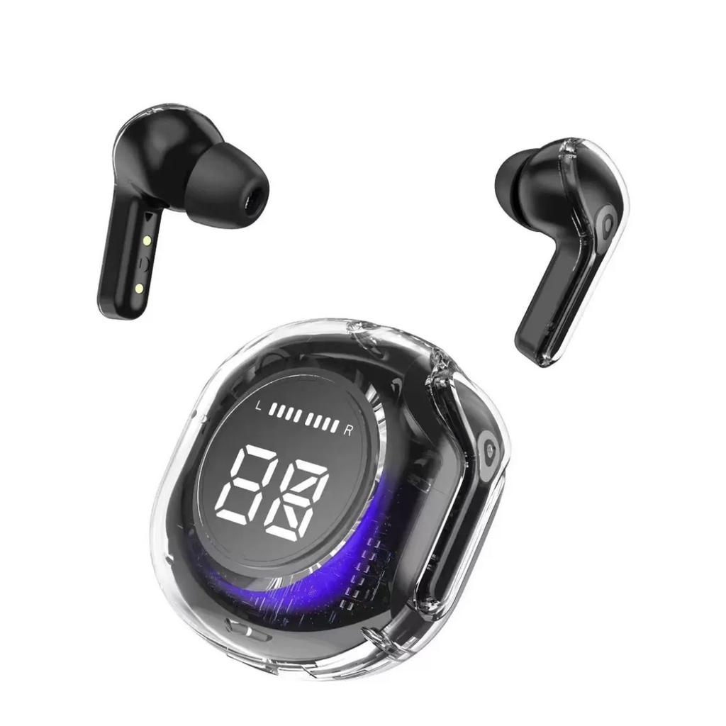 Bluetooth 5.3 Wireless Earbuds New Transparent 2nd Generation Charging Case Earphones Waterproof Sports Music Headphones Noise Canceling HiFi Stereo