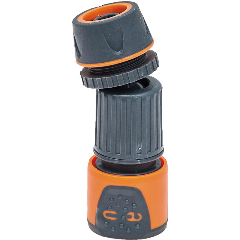Złącze Łącznik Węża Ogrodowego Z Blokadą Obrotową 1/2"-1/2" Abs/Pp Ym5006E