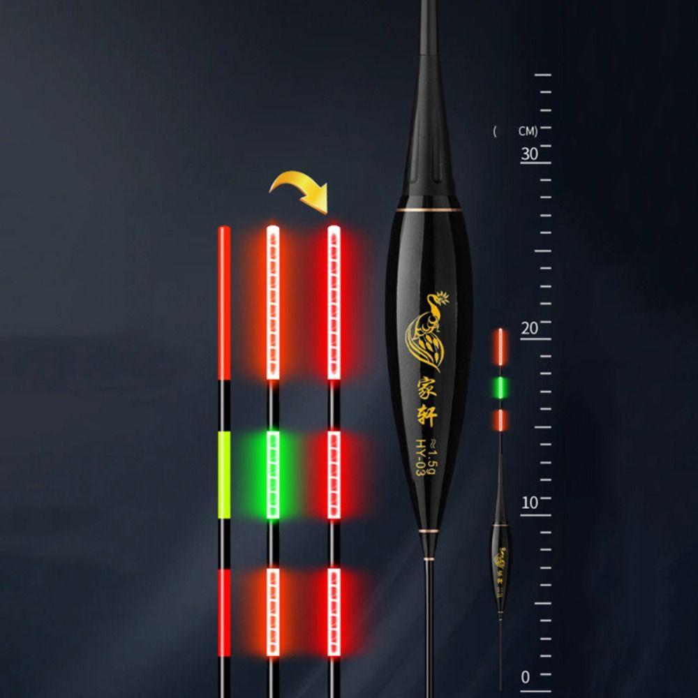Long Tail Electronic Fishing Float 2 Light Rock Fishing Floats New Light Float  Night Fishing