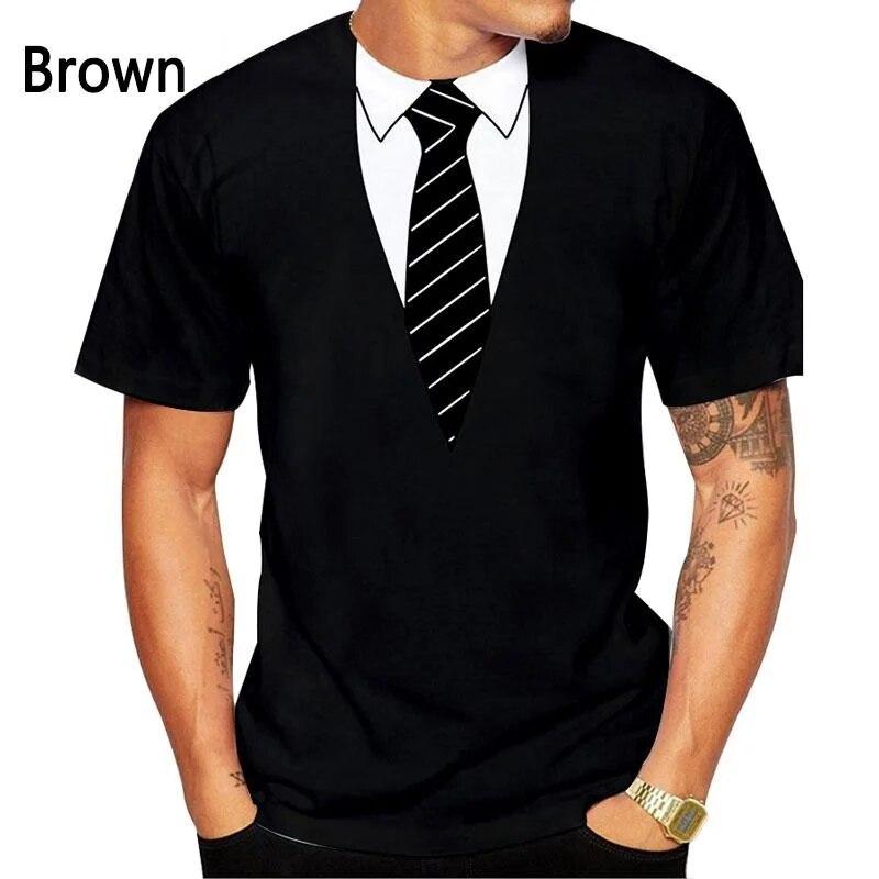 Летняя мода с галстуком-бабочкой и 3d принтом, мужская и женская повседневная рубашка с коротким рукавом, искусственный костюм, смокинг, крутая уличная рубашка