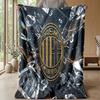 AC Milan Theme blanket Soft Flannel Blanket Plush Throw Blanket Cozy Sofa Bed Blanket for Home Decor